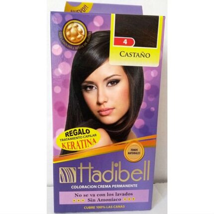 HADIBELL COLORACION CREMA 4 CASTAÑO