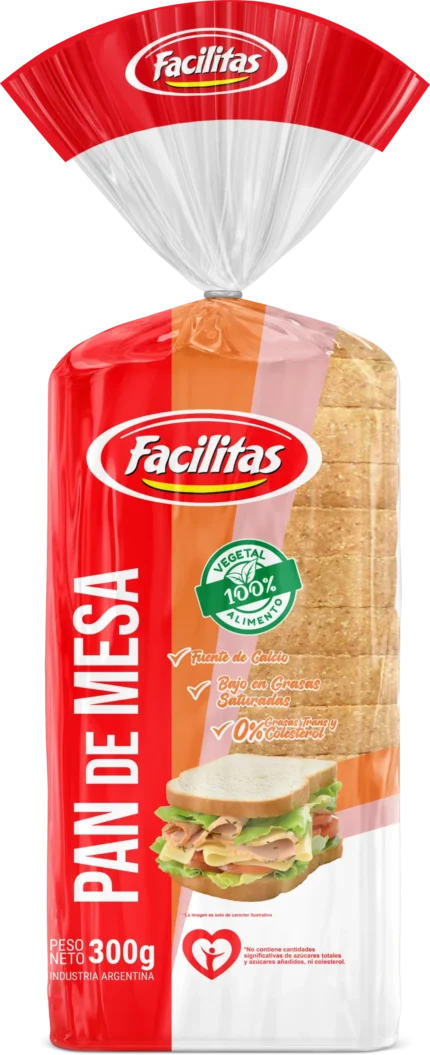 FACILITAS PAN DE MESA X 300GRS