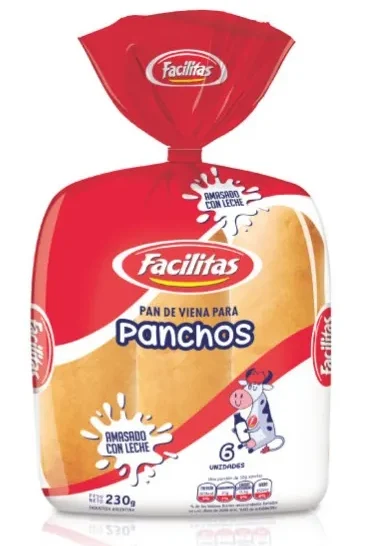 FACILITAS PAN DE VIENA P/ PANCHOS X 230GRS